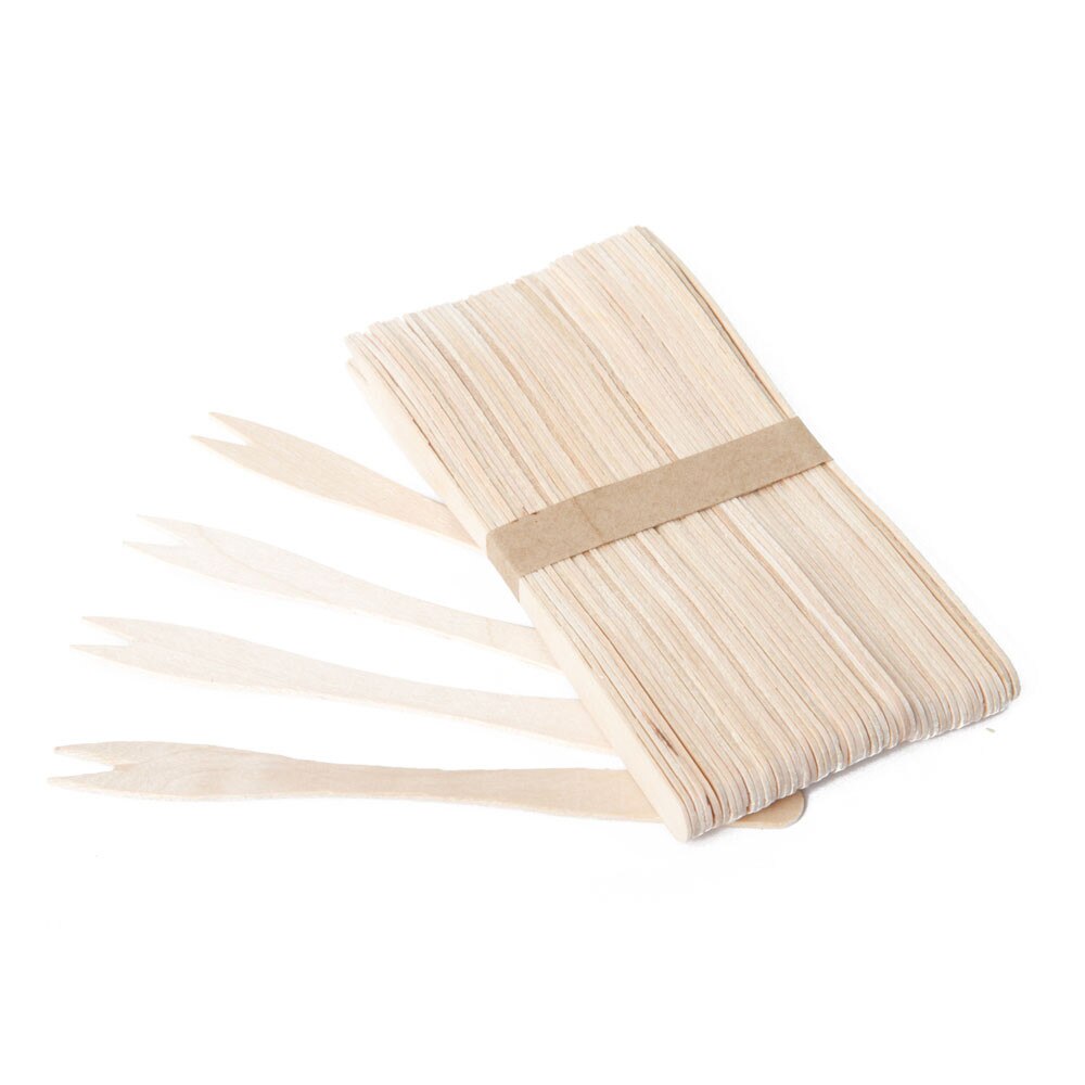 Sephra 5.5'' Forked Wooden Skewers_0